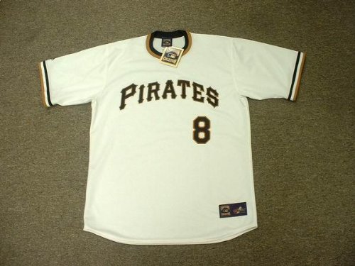 WILLIE STARGELL Pittsburgh Pirates 1971 Majestic Cooperstown Throwback Home Baseball Jersey, 2XL