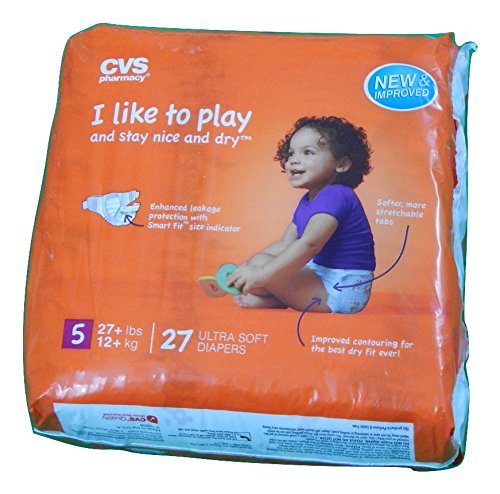 Cvs Pharmacy 27 Ct Ultra Soft Disposable Baby Diapers Size