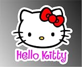 Hello Kitty with Cute Red Bow-tie Vinyl Decal Bumper Sticker 4