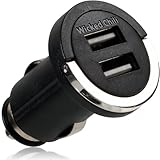 Wicked Chili Dual Schnellader Kfz-Ladeger�t Adapter (12V/24V, 2100mA, 2x USB) f�r Apple iPad 1/2/3/4 iPad mini und iPhone 4S/5 schwarz