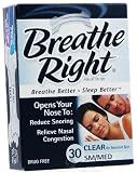 Breathe Right Nasal Strip 30-pk. - Clear (Small/Medium)