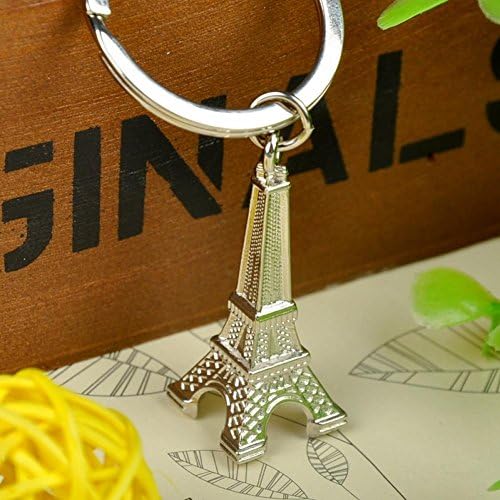 Diamond Perfume Bling Beauty Fashion Keychain Retro Small Eiffel Tower Key Chains For Men Women Key Chain Chaveiro Pjj *