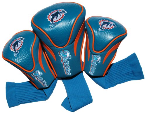 NFL Miami Dolphins 3 Pack Contour Fit Headcover