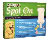 Zodiac Flea & Tick Spot On Lg Dogs >60 Lbs 4pk