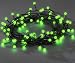 80x LED GREEN BERRY fairy lights, BLACK WIRE, Christmas Festive - 3691-907 - indoor/outdoor