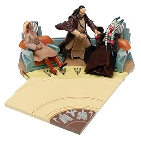  Star Wars Jedi Council 3 Figure Set & Chambers