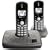 Doro 650R DECT Telephone and Answering Machine Twin - Black