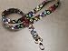 Multi Mini Paw Print Lanyard