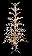 6' Clear Lighted Christmas Cascade Twig Tree Outdoor Yard Art Decoration