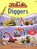 Cover of Diggers Sticker Book by Alice Pearcey Dan (Illus) Crisp Louie Stowell 0746089392