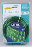 18' Green Indoor/Outdoor Christmas Rope Light Decoration