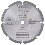 Makita 721477-A 12-Inch 8 Tooth Fiber Cement Diamond Miter Saw Blade with 1-Inch Arbor