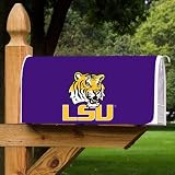 LSU Tigers Purple Team Logo Mailbox Cover