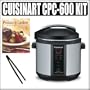 Cuisinart CPC-600 1000-watt 6-quart Electric Pressure Cooker Stainless Steel and Black - Cuisinart ACUICPC600K1
