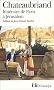 Itin�raires de Paris � J�rusalem : Et de J�rusalem � Paris suivi de Journal de Julien