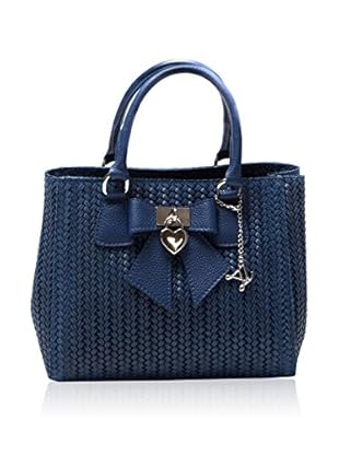 Luisa Vannini Bolso asa de mano (Azul)