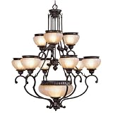 Livex 8519-47 Aladdin Chandelier Rustic Copper