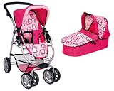 Bayer Design Doll Pram Bellissima (Pink)