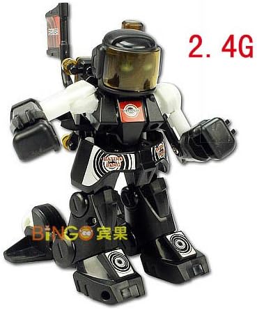 2.4G BATTROBORG 20 Remote Control Boxing Robot RC black ROBOTS RT@DGWJ03B