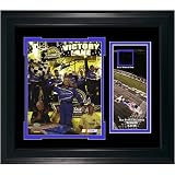 Mounted Memories Mark Martin Autographed Photo w/ Piece of Race Used Tire