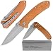 Deluxe Bronze Spider Stainless Steel Locking Folder W/ Clip