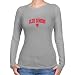 NCAA DePaul Blue Demons Ladies Ash Logo Arch Long Sleeve Slim Fit ...