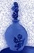 Perfume Bottle Angel Cobalt Blue Glass