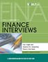 Vault.com Guide to Finance Interviews, 3rd Edition