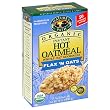Nature's Path Organic Hot Cereal Pouch Flax n'Oats, 14-Ounce Box (Pack of 6)