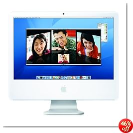 Apple iMac Desktop with 24" Display MA456LL/A (2.16 GHz Intel Core 2 Duo, 1 GB RAM, 250 GB Hard Drive, SuperDrive)