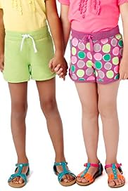 2 Pack Pure Cotton Assorted Shorts