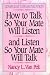 Book How to Talk So Your Mate Will Listen and Listen So Your Mate Will Talk