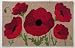 Poppies Hooked Rug