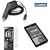 Black Durable Soft Silicone Skin Cover Case + Clear Reusable LCD Screen Protector + Rapid Car Charger for Sprint HTC Touch Diamond Smartphone