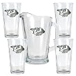 Nashville Predators NHL 4pc Pint Ale Glass & 60oz Pitcher Set - Primary Logo by Great American Products