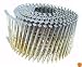 B & C Eagle 2X090HDRC 2-by-0.090-Inch-by-15-Degree Round Head Wire Collated Hot Dipped Galvanized Ring Shank Mini Coil Nail, 5400-Per Box