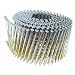 B & C Eagle 2X090HDRC 2-by-0.090-Inch-by-15-Degree Round Head Wire Collated Hot Dipped Galvanized Ring Shank Mini Coil Nail, 5400-Per Box