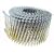 B & C Eagle 2X090HDRC 2-by-0.090-Inch-by-15-Degree Round Head Wire Collated Hot Dipped Galvanized Ring Shank Mini Coil Nail, 5400-Per Box