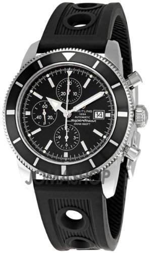 Breitling Men’s BTA1332024-B908BKRD Superocean Heritage Black Dial Watch