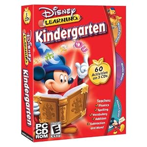 Disney Learning Kindergarten Bundle (Pooh Kindergarten, Mickey Kindergarten, and Phonics Quest)