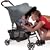 Kiddopotamus Rayshade UV Protective Stroller Shade for Single Strollers & Joggers, Gray