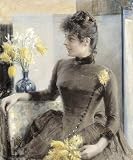 Hand Made Oil Reproduction - Albert Edelfelt - 32 x 38 inches - Pastel