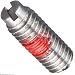 Jergens 11107 Stainless Steel Ball Plunger, Fine Thread, 303 Stainless Steel10-32 Thread, Without Locking Element
