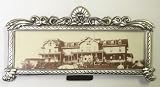 9 frac12; x3 Pewter Panoramic Photo Frame