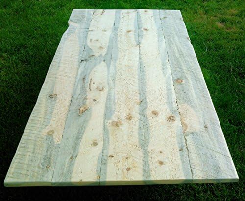 Unfinished, Rough Lumber Table Top, lodgepole pine, aka blue pine