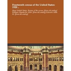 Fourteenth census of the United States: 1920 ..