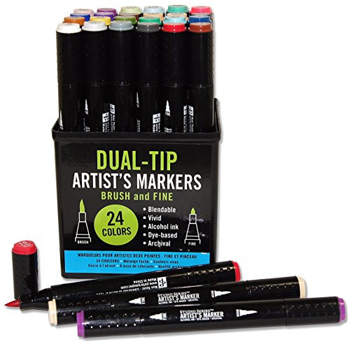 Studio series professional alcohol markers - dual tip -…