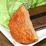 ≪大人気!!【でかストラップ】≫わ、本物そっくり原寸大っっ！！お弁当携帯ストラップ(トンカツ)ZKST1302