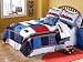 Pem America Cars Twin Quilt with Pillow Sham