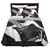 Xhilaration Black & White Pixilated Guitar Queen comforter - Queen